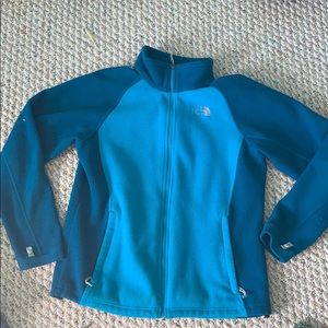 North Face Blue Fleece Zipup